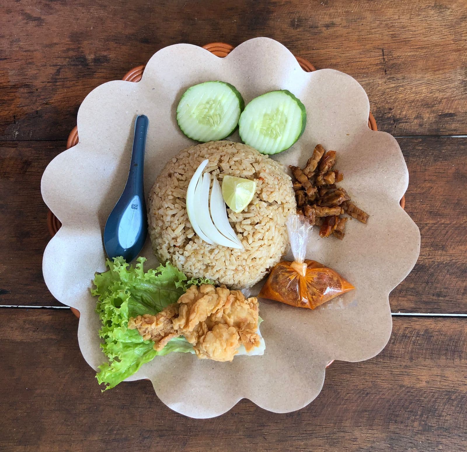 Gambar Kebuli Ayam Krispi